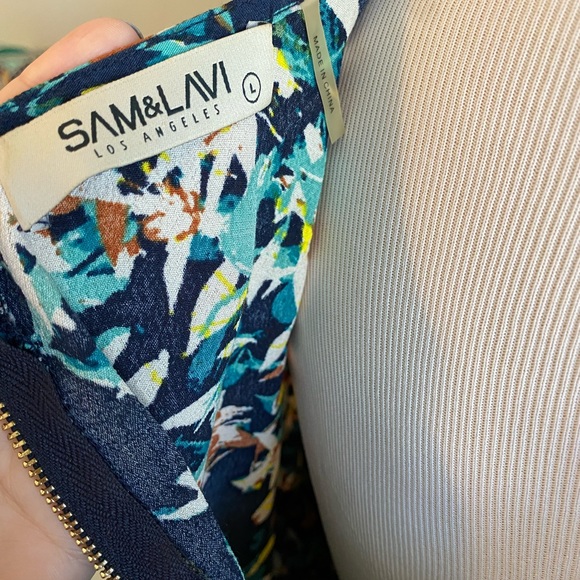 Anthropologie Sam & Lavi loose floral blouse size Large - Picture 2 of 5